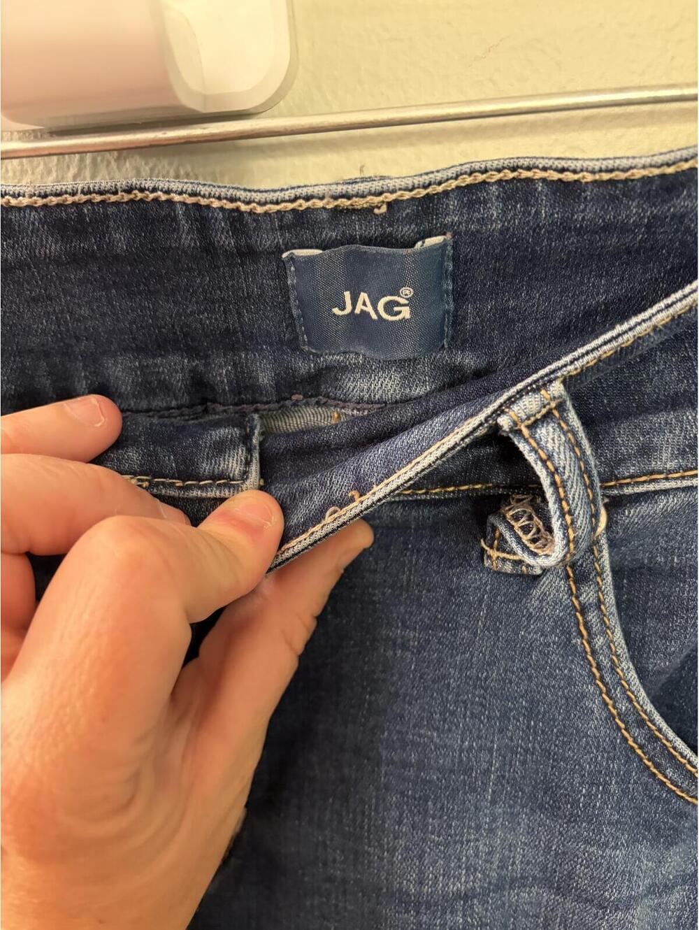 JAG Women's Blue Denim Jeans Size 16W - Picture 2 of 4